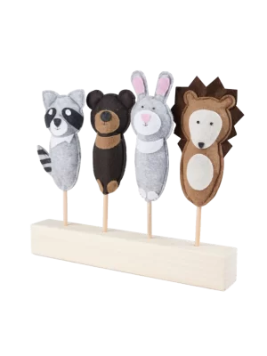 Wooden Puppet Stand
