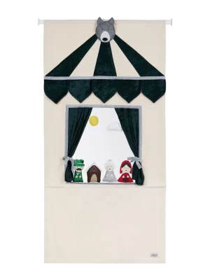 Puppet Theater Green Silver