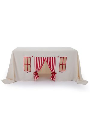 Tablecloth Playhouse - Candy Cane